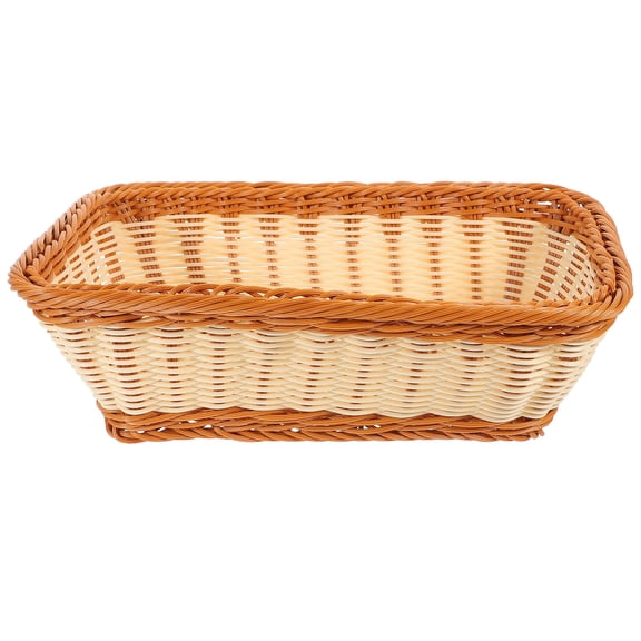 Minkissy Bread Serving Basket PVC 1Pcs 11.8X7.9X3.7In