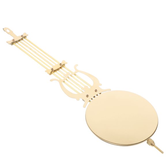 Golden Metal Pendulum for Clocks Retro Decor Component for Home DIY Clock Repair and Decoration