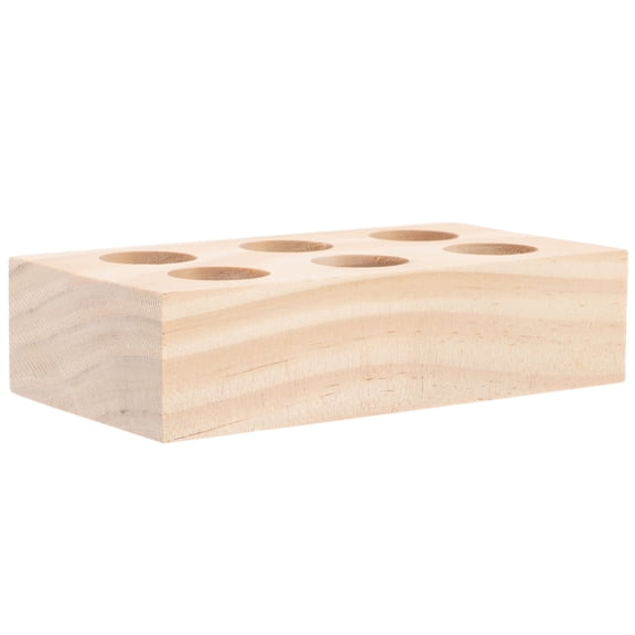 HOMEMAXS Insect Specimen Needles Case Wooden Insect Needles Box Wooden Base for Entomology Pins Multi-slots Insect Needles Organizer Box