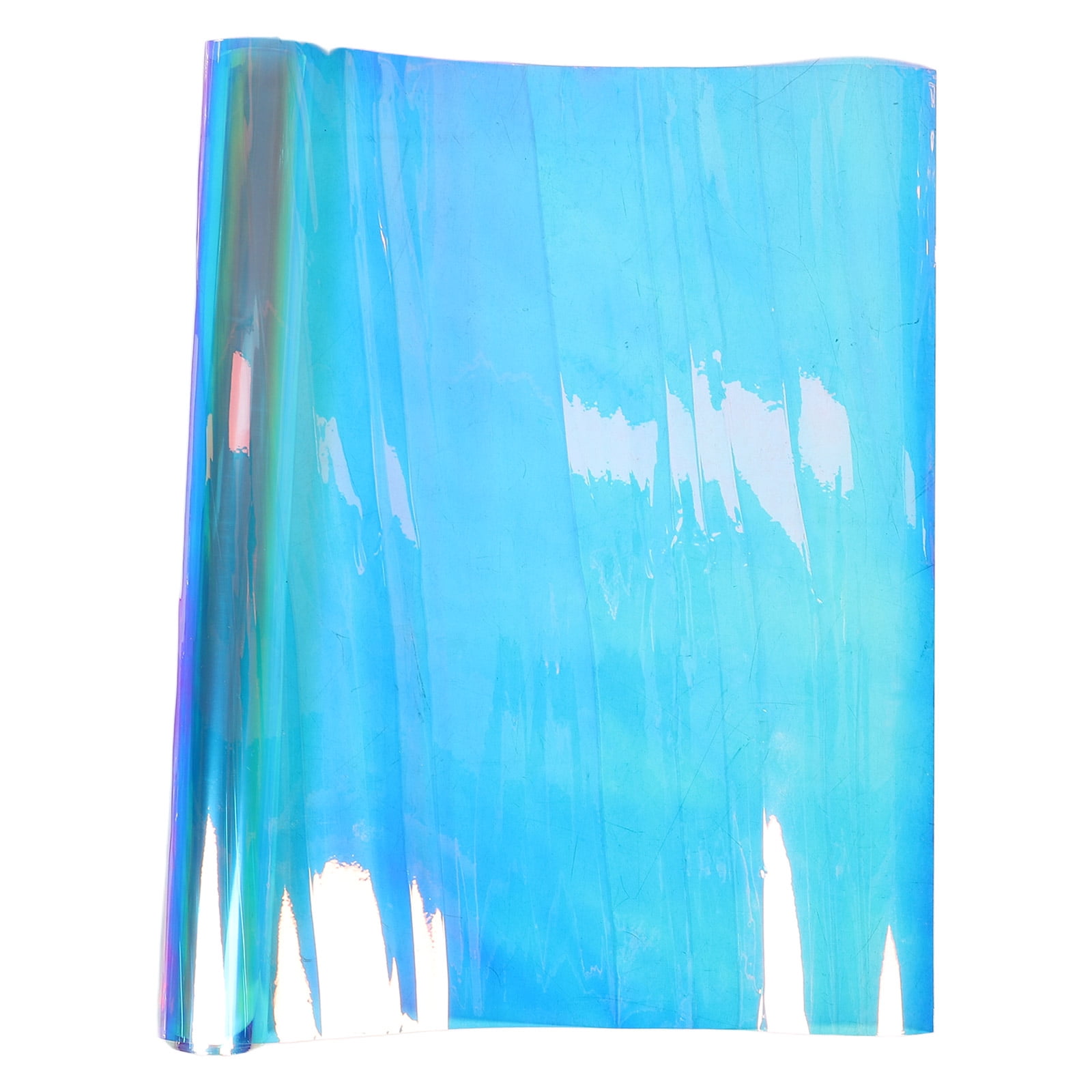 HOMEMAXS Iridescent Window Film Holographic Window Film Decorative Chameleon Adhesive Glass Film Dichroic Film Colored Rainbow Window Film For