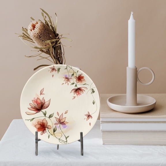 HOMEMAXS Iron Easel Plate Display Stand Picture Frame Stand Holder Plate Holder Photo Display Easel Stand