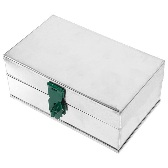 HOMEMAXS Iron Sheet Tool Box Lockable Tool Storage Case Document Box Tool Storage Box