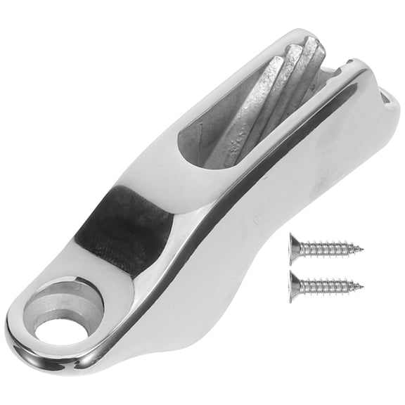 HOMEMAXS Kayak Cord Tensioner Quick Cleat Replacement Tie Ropes Silver