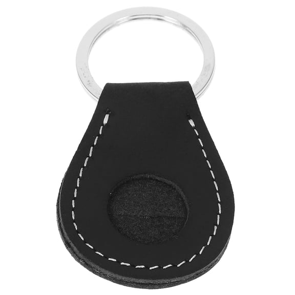HAMPPLIES Black Access Card Holder Key Chain with Durable Zinc Alloy and Stylish Design for Decor