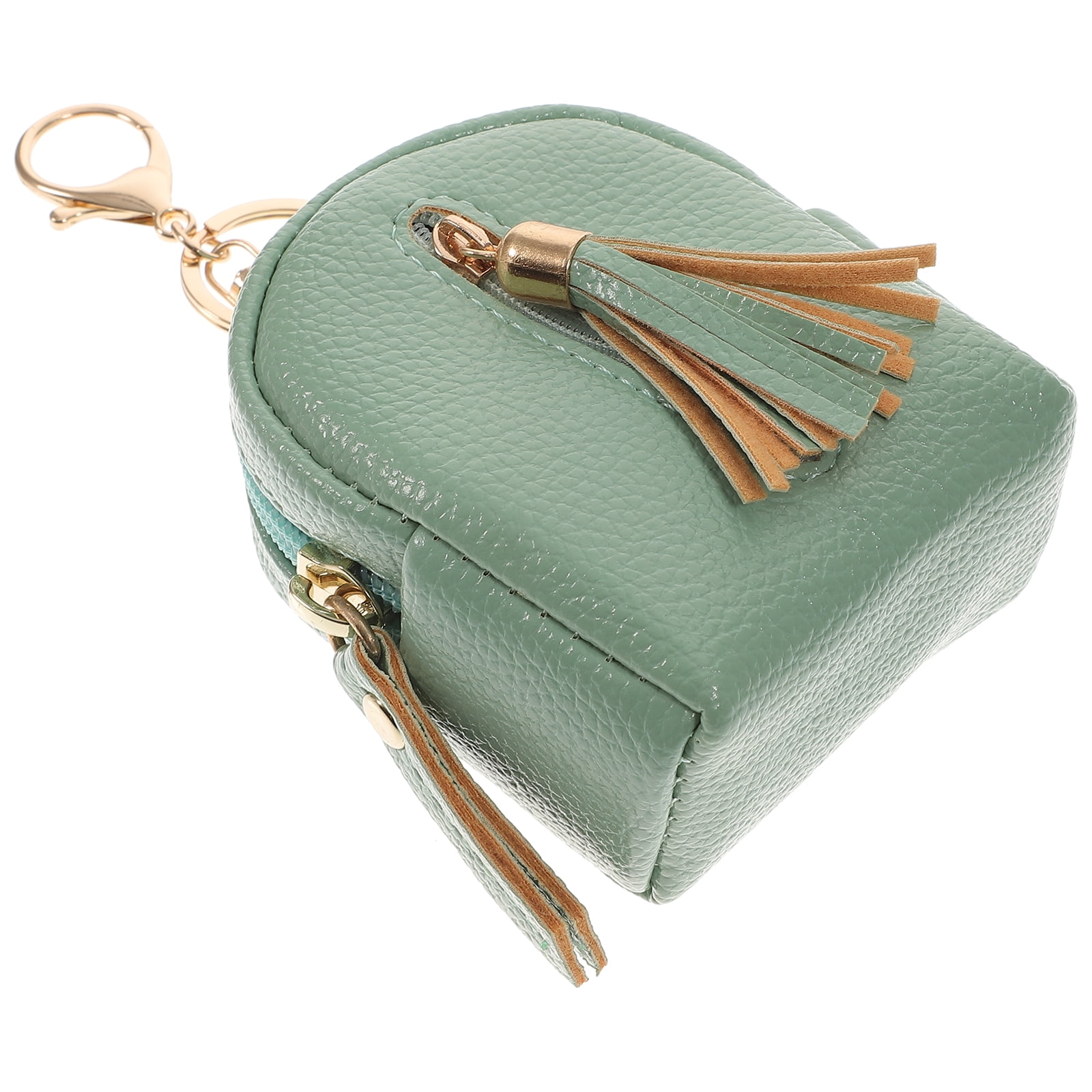 Minkissy 1Pc Practical Blue Change Bag Portable Key Ring Handbag