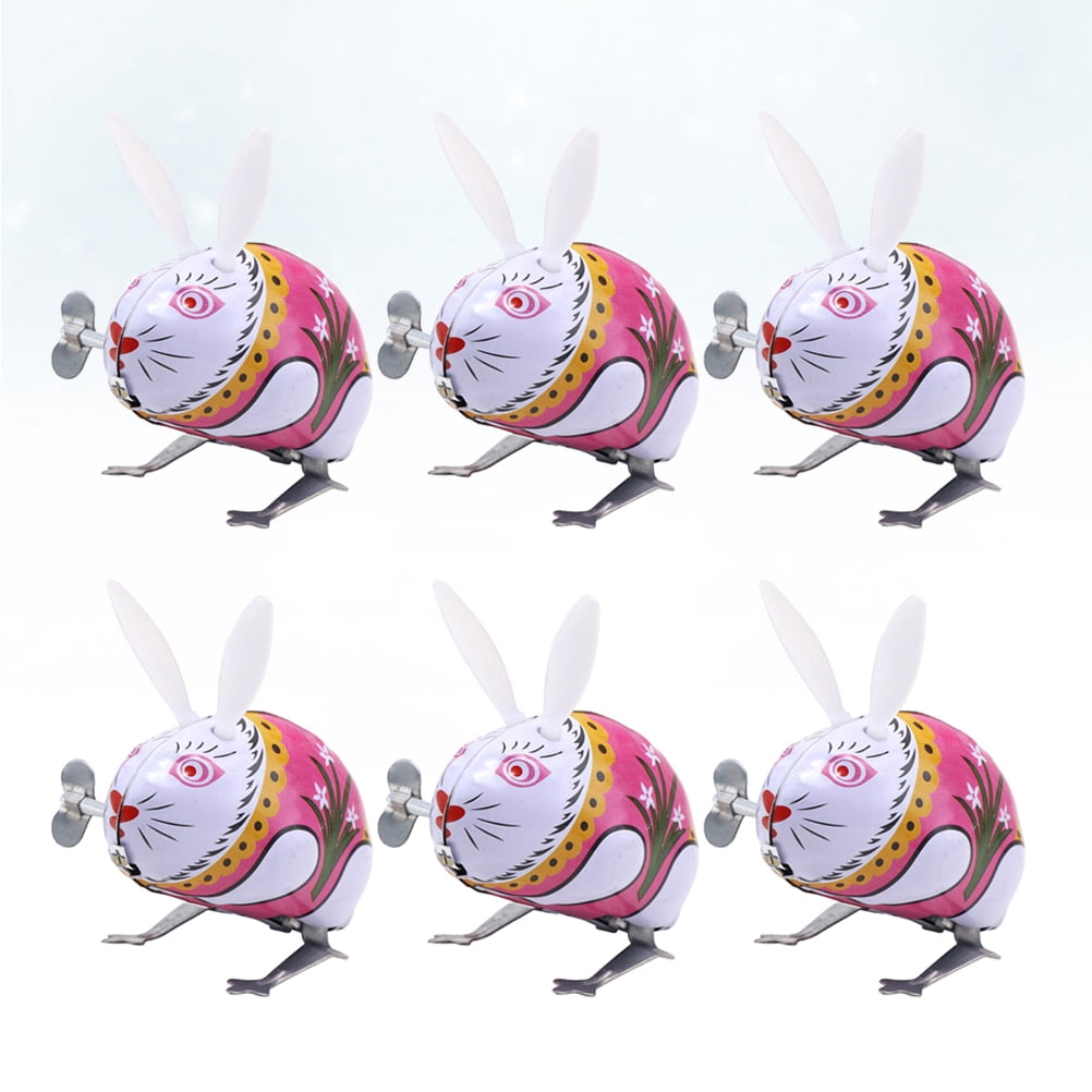 Bouncing Ball Rabbit HOMEMAXS Kids Bouncing Rabbit Clockwork Toy Made of Iron for ...