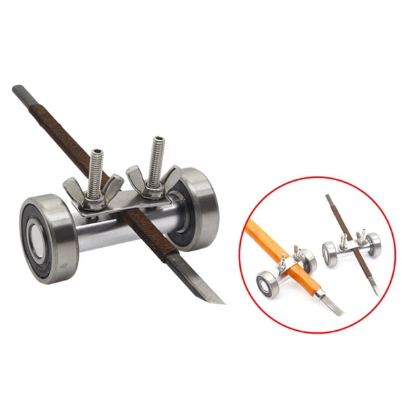 HOMEMAXS Knife Sharpening Guide Woodworking Tool Sharpener Hone Chisel Honing Jig