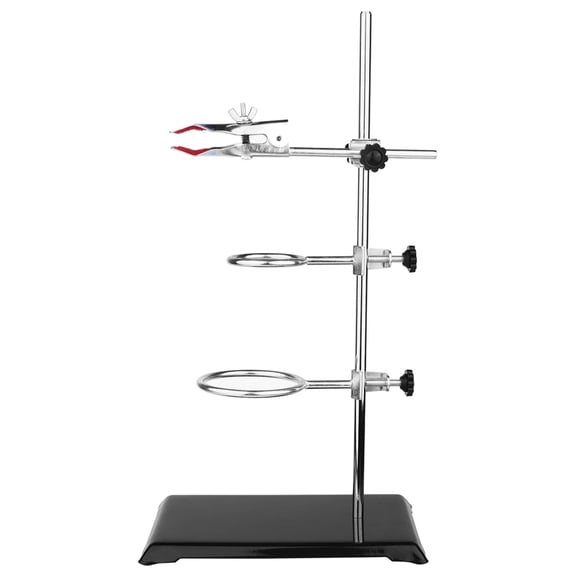 HOMEMAXS Laboratory Metal Rack Lab Metalware Lab Flask Clamp Funnel Stand Laboratory Clamp Stand