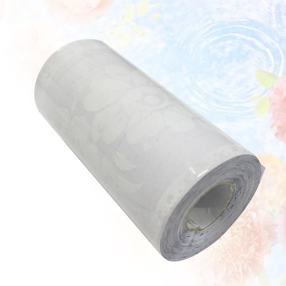 Lace Pattern Wallpaper Border Sticker Pretty Waist Line Wall Sticker Waterproof Self Adhesive PVC Wallpaper Border (10cm Width, 10m)