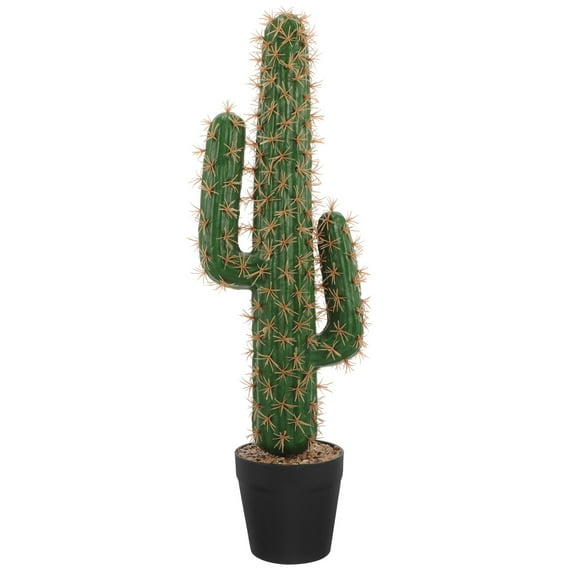 HOMEMAXS Landscaping Decor Artificial Cactus Statue Fake Saguaro Plant Tall