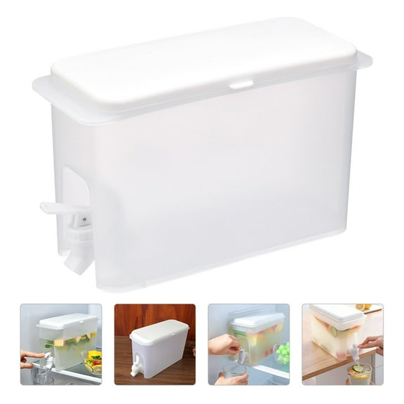 Large Capacity Laundry Detergent Container Washing Liquid Dispenser White