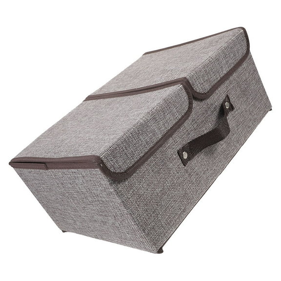 VERDANVERSE Containers For Clothes Clothes Organizer Bin Grey Cloth 1Pack Foldable