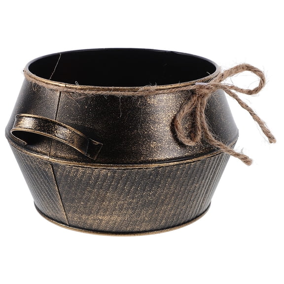 HOMEMAXS Large Vintage Indoor Plant Pots Hanging Flowerpots for Artificial Plants and Stylish Home Decoration