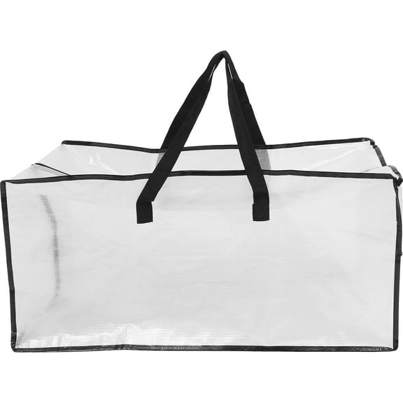 HOMEMAXS  Laundry Bags Handbags Moving Packing Woven Duffel Waterproof Quilt Translucent