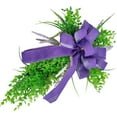thumbnail image 1 of Lavender Eucalyptus Wreath Cross Easter Wreath For Front Door Easter Home Decor, 1 of 8