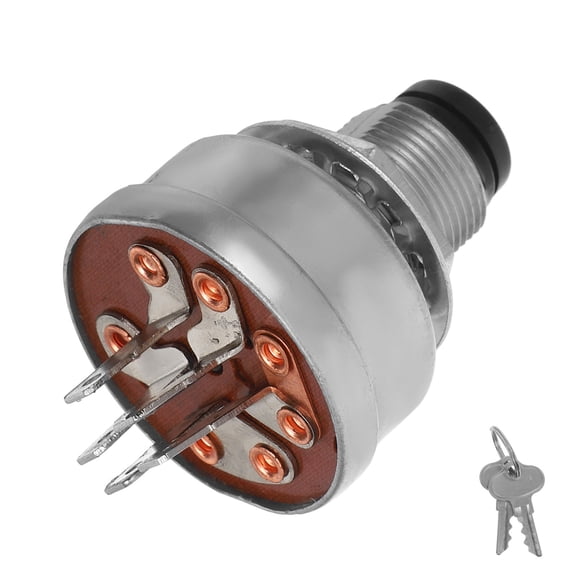HOMEMAXS Ignition Starter Switch for Lawn Mower and Tractor Mower Ignition Switch Universal Ignition Switch Tractor Ignition Switch Replacement Starter Ignition Switch