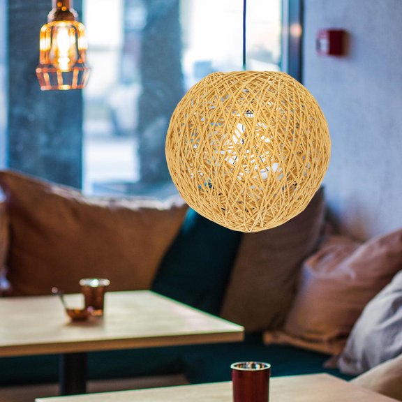 HOMEMAXS Light Shade Ceiling Takraw Lampshade Practical