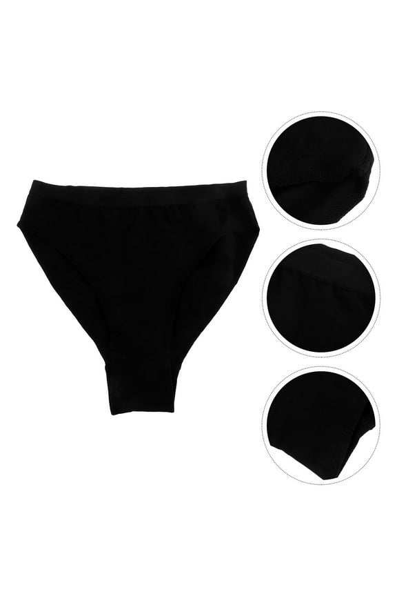 Little Girls' Comfortable High Cut Ballet Briefs Soft Cotton Gymnastics Briefs Dancing Briefs Dancing Underwear Kid Ballet Underwear Size L