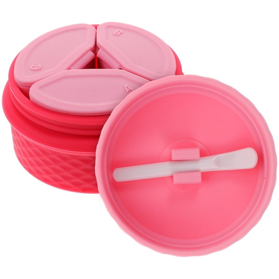 Lotion Dispenser Jar Cream Box Compact Container Portable Miss Women's