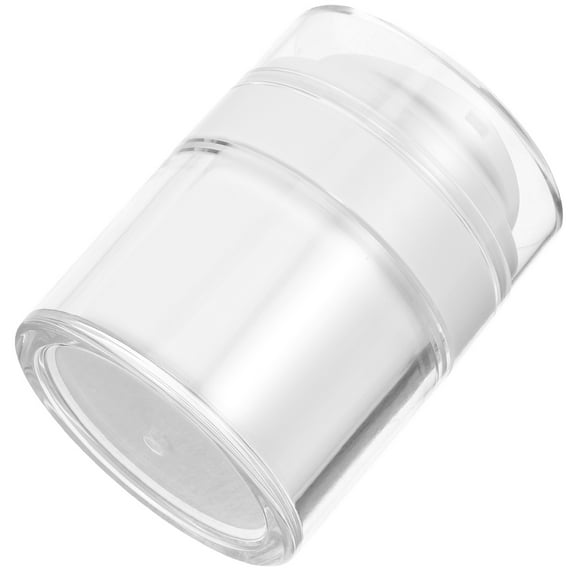 Lotion Jar Refillable Cosmetic Jar Empty Cream Container Press Down Lotion Jar with Lid(30ml)