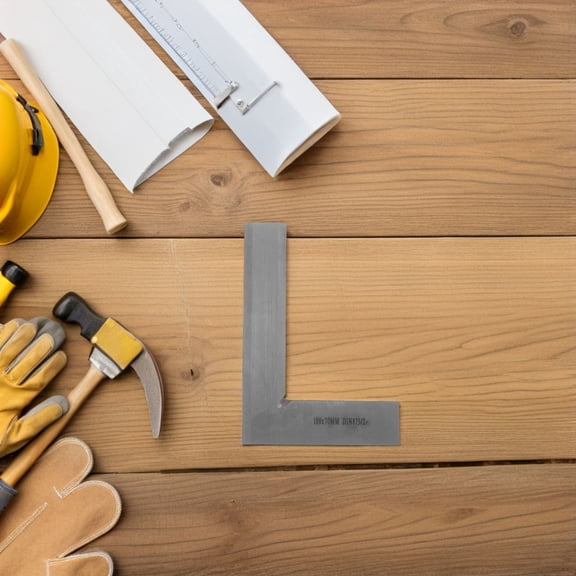 Machinist Square Carbon Steel Square Ruler 90 Degree Engineer Woodworking Square Carpenter Corner Tool Right Angle Gauge