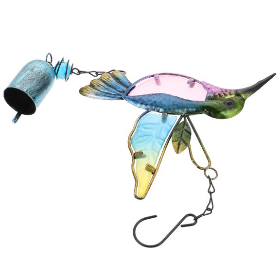 Masteelf Retro Hummingbird Iron Bells Decorative Doorbell for Home, Garden, Porch, Indoor and Outdoor Use