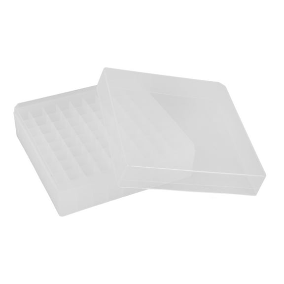 HOMEMAXS Masteelf Cryogenic Storage Box with 81 Grids for Test Tube Organization and Freezer Storage