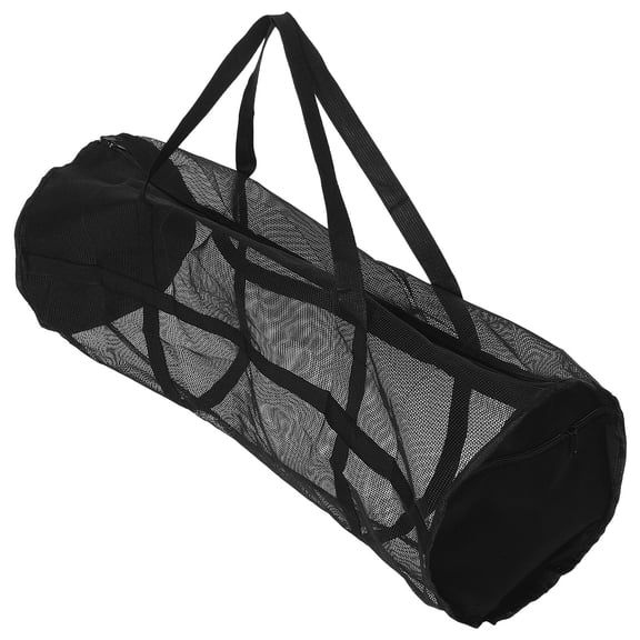 HOMEMAXS Mesh Sports Balls Bag Sport Gym Mesh Roll Bag Duffel Pouch Large Duffel Bag Large Mesh Duffle Bag for Scuba Dive or Snorkel Equipment