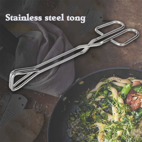BEADCEST Stainless Steel Grill Clamp, Heavy Duty BBQ Tool, 1 Piece for Secure Cooking and Easy Handling
