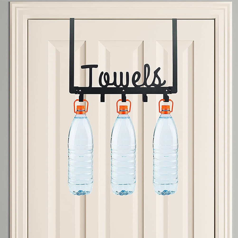 HOMEMAXS Metal Door Towel Hanger Over Door Towel Rack Over Door Organizer For Home - Walmart.com