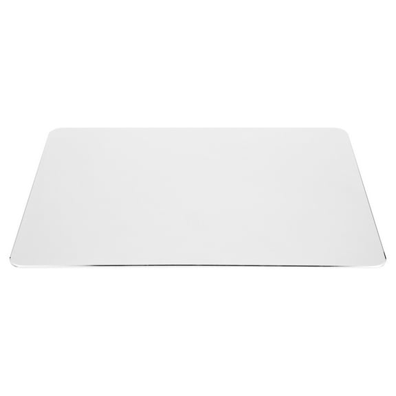 MOKKHNB Mouse Pad Desk Mouse Mat Aluminum Alloy Silver 1Set