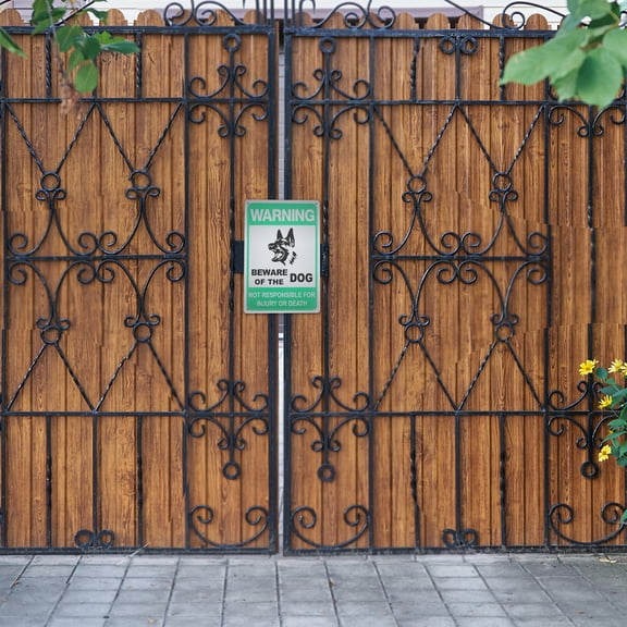 WEUVEB Tin Signs Sign 1Pcs Retro Style Pet Owners Indoor Use