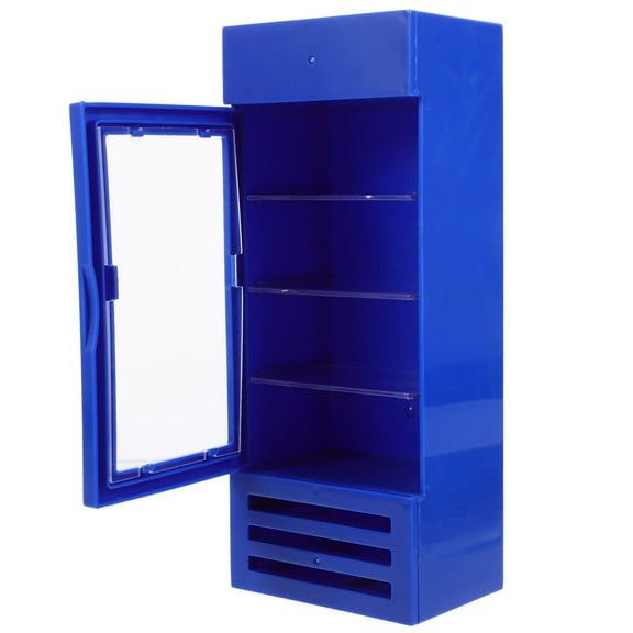 HOMEMAXS  Mini Freezer Model Small Refrigerator for Room Refrigerators Fridges Blue