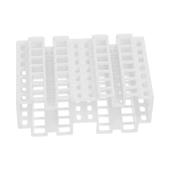 OULII Mini Buildings Plastic Mini Residential Building Model for Hobbyists in Display Cabinet 1Set