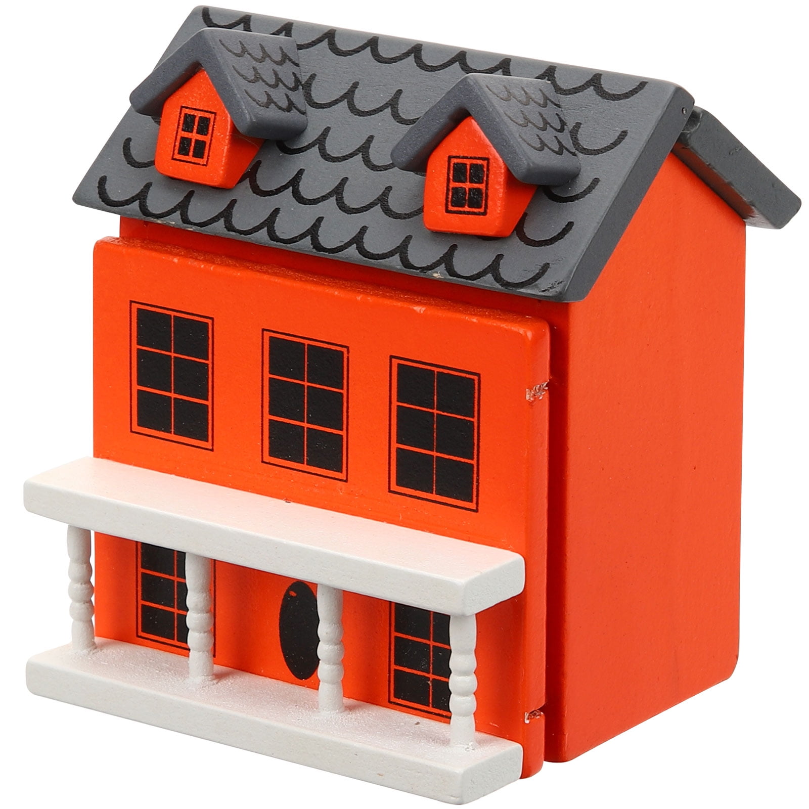 HOMEMAXS Miniature House Mini Villa Ornament Wooden House Decor Wooden
