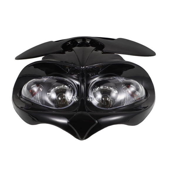 HOMEMAXS Motocross Fairing Lights Headlights for Faces 31.00X27.00X10.00CM Black
