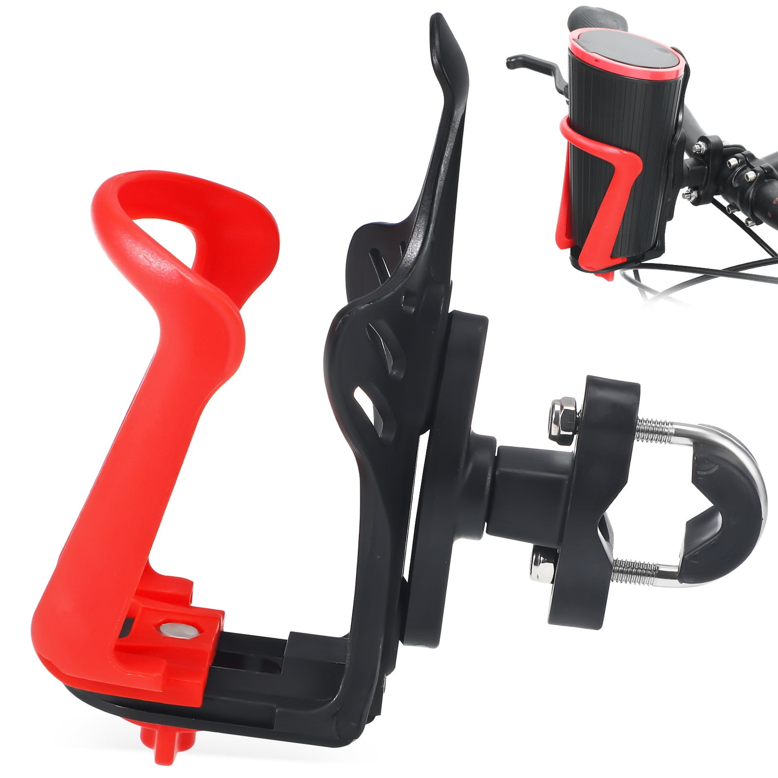 HOMEMAXS Motorcycle Bottle Holder Adjustable Drinks Holder Mountain Bike Cup Holder Outdoor Motorcycle Accessory