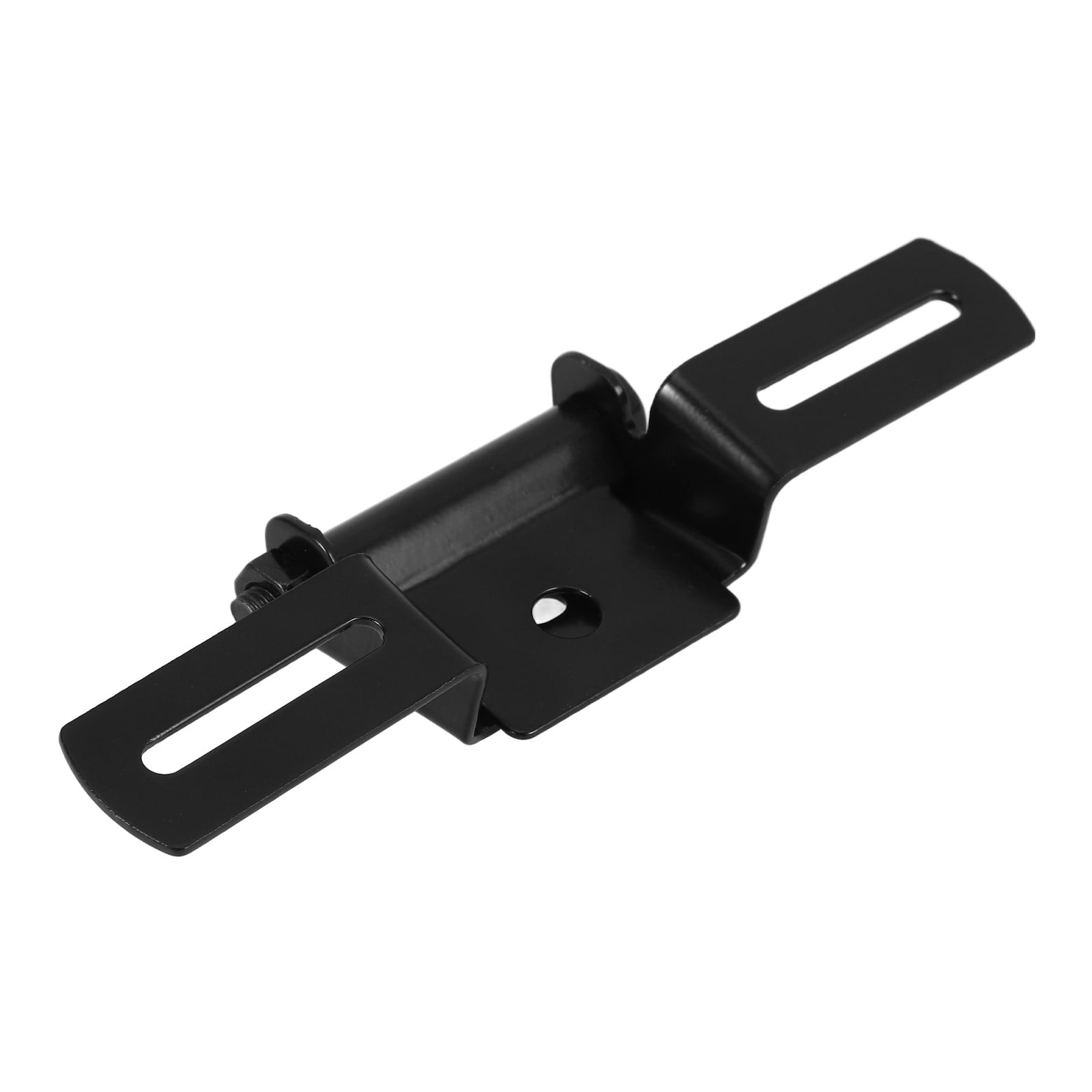 HOMEMAXS Motorcycle License Plate Bracket with Taillight in Black Iron for Enhanced Safety and Vintage Style 8.5x6.2 Inches