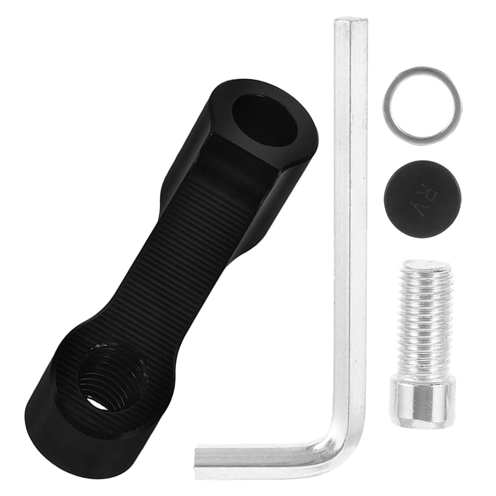 HOMEMAXS Motorcycle Mirror Extenders Motorcycle Rear View Mirror Mount Risers Extenders Motorcycle Mirror Riser Height Extender Adapters Kit