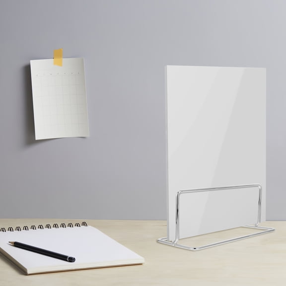 HOMEMAXS Movable Desk Extender Support Bracket for School Exams Office Use and More Easy to Install Screen Divider Clamp Base for Privacy and Organization