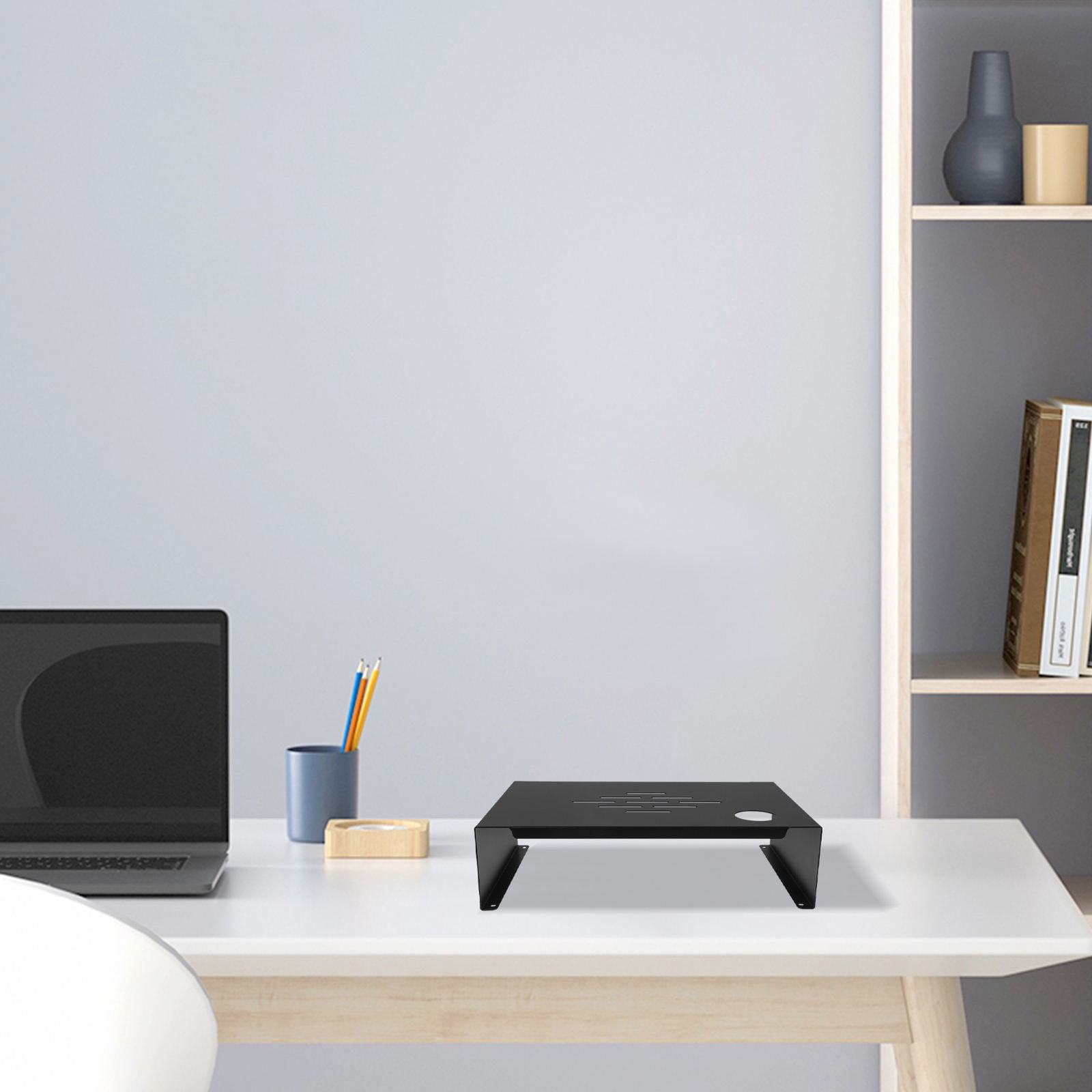 HOMEMAXS Multi-Purpose Ergonomic Monitor Stand Riser Simple Computer ...