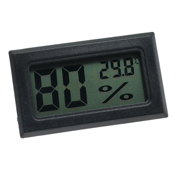 Multifunctional Thermometer Backlit Thermometer Black