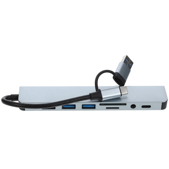 Multiple USB Port Additional Ports for Laptop Splitters Silver