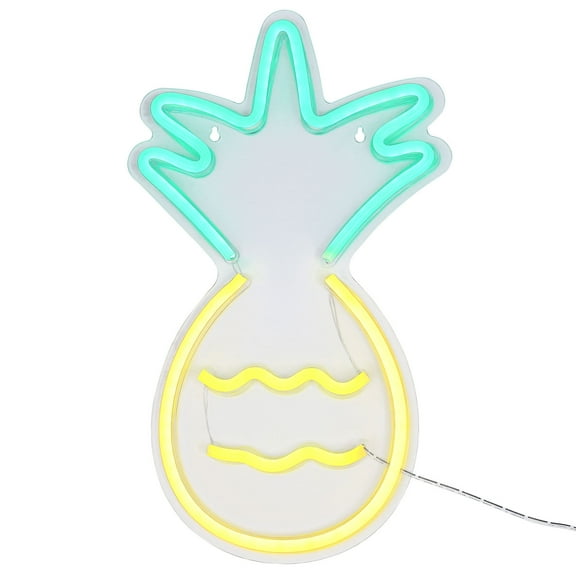 VERDANVERSE neon signs pineapple Night Lamp Yellow Home Decoration Colleagues 1Pack