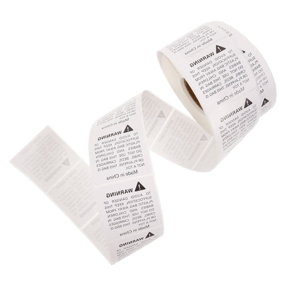 HOMEMAXS  Notice Label Choking Hazard Stickers Warning Information Risk