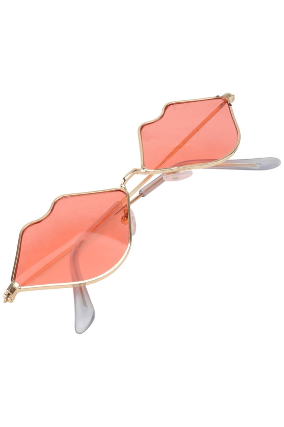 Novelty Sunglasses Fashion Eyeglasses Rimmed Trendy Man Pink