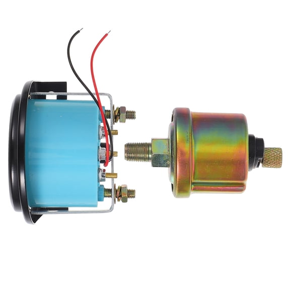 HOMEMAXS Oil Pressure Gauge 52mm Oil Pressure Meter 12v Automotive Oil Press Gauge