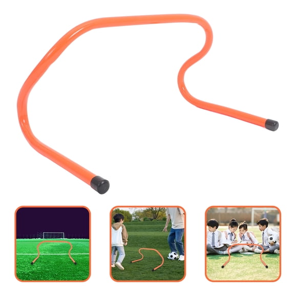 HOMEMAXS Orange ABS Training Hurdle for Football Practice 2 Pieces Professional Speed Hurdles