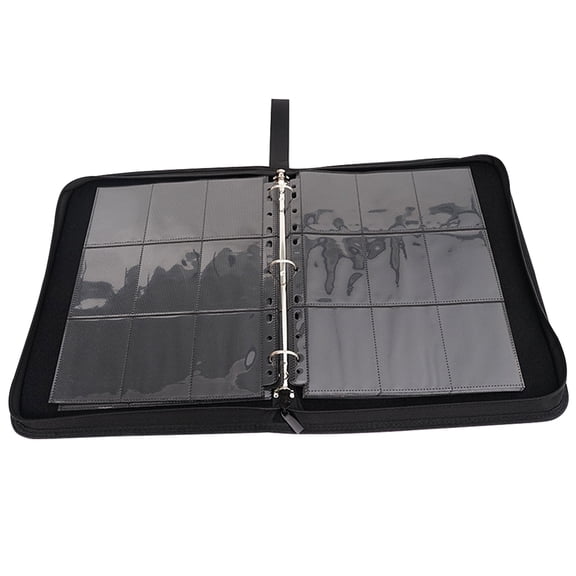 VERDANVERSE Photocard Sleeve Black Design 1Pack 13.2X10.8X1.6In