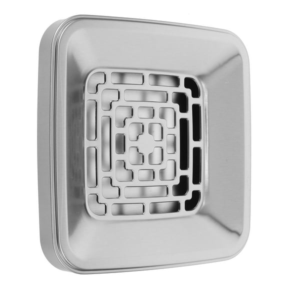 HOMEMAXS Outdoor Garbage Can Replacement Lid Waste Disposal Bin Silver